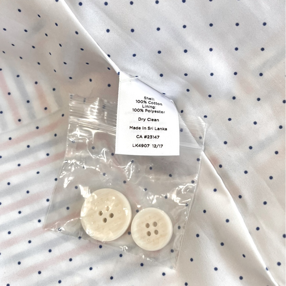 NWOT Talbots Petites Patchwork Seersucker Blazer - Picture 14 of 16